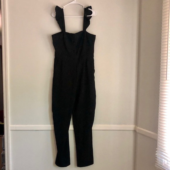 NWT Cupcakes & Cashmere Black Well-Suited Jumpsuit - Picture 5 of 14
